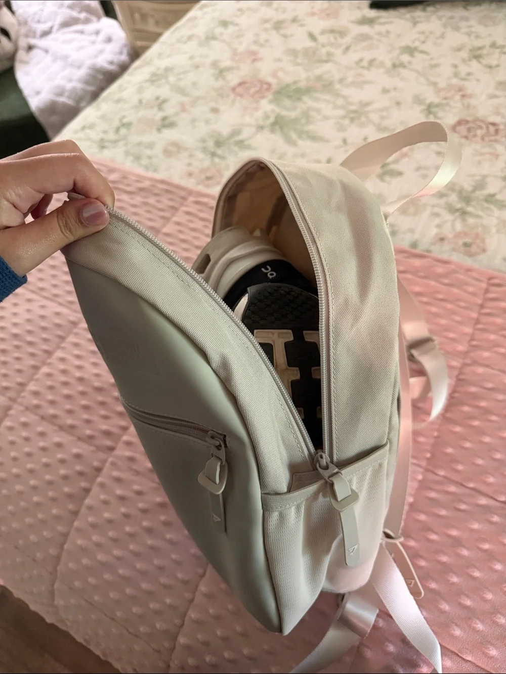 Gymshark Small Cream Backpack